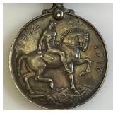 WWI Silver Medal GEORGIVS V BRITT. OWN 1914-1918 With Soldiers Name 2379441 PTE. A. E. MC CONNELL . 54-CAN. INF. Stamped On Edge