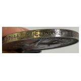 WWI Silver Medal GEORGIVS V BRITT. OWN 1914-1918 With Soldiers Name 2379441 PTE. A. E. MC CONNELL . 54-CAN. INF. Stamped On Edge