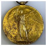 WWI British Victory Medal #2379441  1914-1919 With Soldiers Name 2379441 PTE. A. E. MC CONNELL . 54-CAN. INF. Stamped On Edge