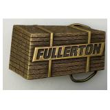 Vintage Alprosa Mens Watch And Fullerton Belt Buckle