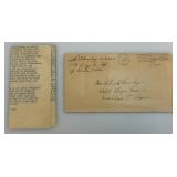 WWII War Letters In Holder