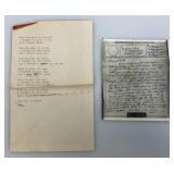 WWII War Letters In Holder