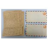 WWII War Letters In Holder
