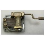 Vintage Collectible Items And Hand Carved And Inlayed Wooden Box