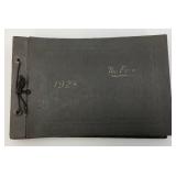 1928 Dated Photo Album With Old Photos