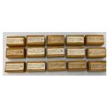 Group Of Misc. Vintage Wooden Slide Boxes Some With Slides