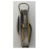 Vintage Korium Japan Camping Scout Knife W/Spoon, Fork, Scissor And More