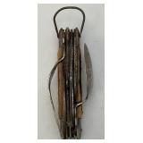 Vintage Korium Japan Camping Scout Knife W/Spoon, Fork, Scissor And More