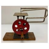 Vintage Belt Driven Hand Crank Scroll Saw