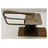 Vintage Belt Driven Hand Crank Scroll Saw