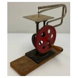 Vintage Belt Driven Hand Crank Scroll Saw