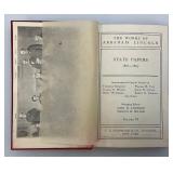 1908 "The Works Of Abraham Lincoln" Volumes 1-6