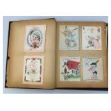 Very Old Scrap-Book With Vintage Valetines And More