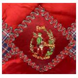 Vintage Scottish Themed Tea Cozy With Frae Bonnie Scotland On It And More 8" x 12"