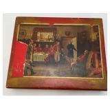 Vintage Wooden Decorative Box With Vintage Photos