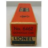 Vintage Lionel O Gauge No. 6462 New York Central Gondala Car In Original Box
