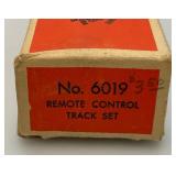 Vintage Lionel O Gauge No. 6019 Remote Control Track Set In Original Box (Cord Brittle Needs Repair)
