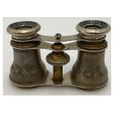 Antique Made In France Opera Binoculars: Chevalier Opticien, Brass And Pewter