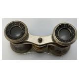 Antique Made In France Opera Binoculars: Chevalier Opticien, Brass And Pewter