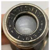 Antique Made In France Opera Binoculars: Chevalier Opticien, Brass And Pewter