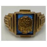 1932 CRAVERS Brand 10K Class Ring Size 8