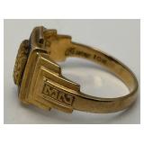 1932 CRAVERS Brand 10K Class Ring Size 8