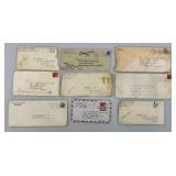 Misc. 1967-68 Letters With Old Stamps