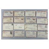 Misc. 1967-68 Letters With Old Stamps