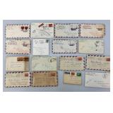 Misc. 1967-68 Letters With Old Stamps