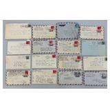 Misc. 1967-68 Letters With Old Stamps