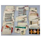 Misc. Vintage Letters With Stamps And More