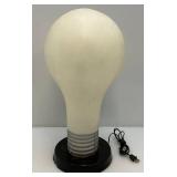 Vintage 22" Tall Lightbulb Display Piece Lamp (Works)