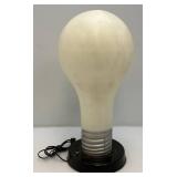 Vintage 22" Tall Lightbulb Display Piece Lamp (Works)