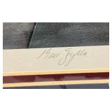 Framed Behind Glass Pencil Signed KEN ZYLLA "Reflections Of Main St." Limited Print 4978/9600 28" x 39"