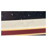 Framed Pencil Signed KEN ZYLLA "Main Street In Season" Limited Print 305/9600 28" x 39"