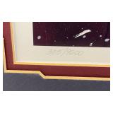 Framed Pencil Signed KEN ZYLLA "Main Street In Season" Limited Print 305/9600 28" x 39"