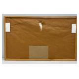 Framed Behind Glass Pencil Signed Greg Benson "Black Hills Thunder" Limited Print Low Number 162/9500 25" x 41"