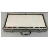 Nice Set Of Poker Chips And Playing Cards In Carrying Case