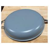 Green Pan Fry Pan New Small Blemish on Rim