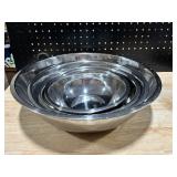 Winco 5 Piece Stainless Bowl Set