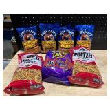 Cheddar Fries, Pretzels