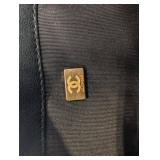 Chanel Black Quilted Leather Shoulder Bag with Gold CC Turn-Lock & 2 Front Pockets
