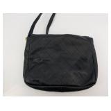 Chanel Black Quilted Leather Shoulder Bag with Gold CC Turn-Lock & 2 Front Pockets