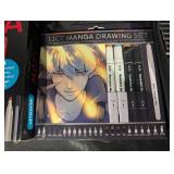 ArtMaker 13CT Manga Drawing Set with 70-Color Pencils & Markers