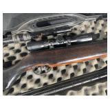 Bolt-Action Pellet Rifle w Scope in Case