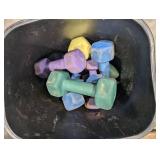 Iron Grip & Hampton Weight Plates with Barbell & Dumbbells - Home Gym Set