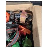 Assorted Ratchet Straps & Tie-Down Straps - Green, Red, Orange Webbing