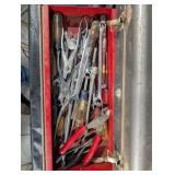 Craftsman Tool Set - Wrenches, Pliers, Sockets in Red Tool Chest