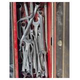 Craftsman Tool Set - Wrenches, Pliers, Sockets in Red Tool Chest