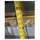 Portrait Print in Ornate Gold Frame - Woman in Pink Dress, Multi-Layer Matting